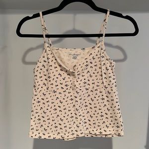 Brandy Melville Floral Tank Top